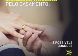 Cidadania Italiana pelo casamento